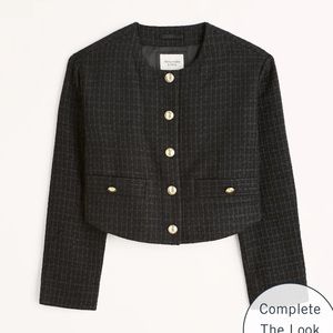 NWT Abercrombie Tweed Jacket